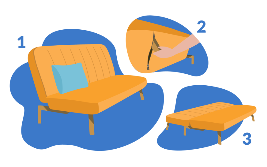 sillon cama clic clac